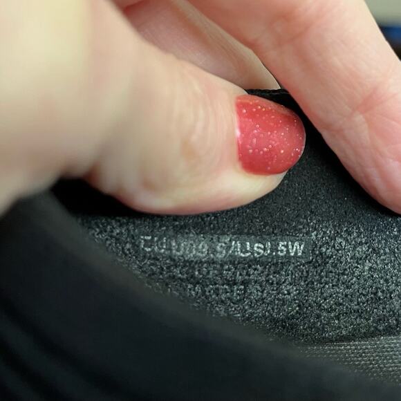 Vivaia Margot Mary Jane Flats 39.5 EU 8.5 US Wide Width Square Toe Black Preppy - Picture 12 of 13